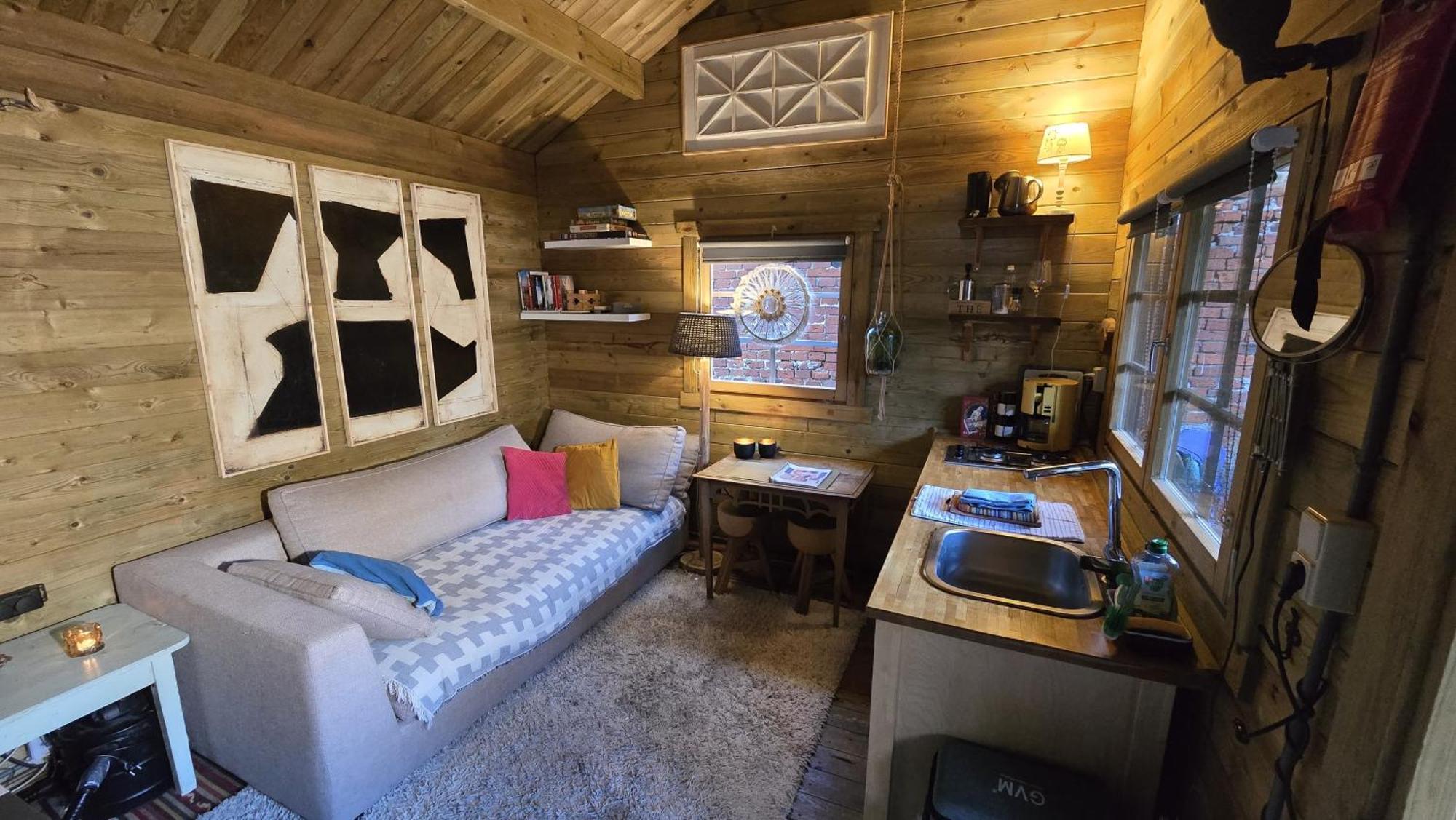 Villa Tiny House Andersom Anders Bad Nieuweschans Exterior foto